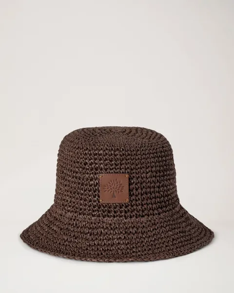 Raffia Mulberry Tree Bucket Hat