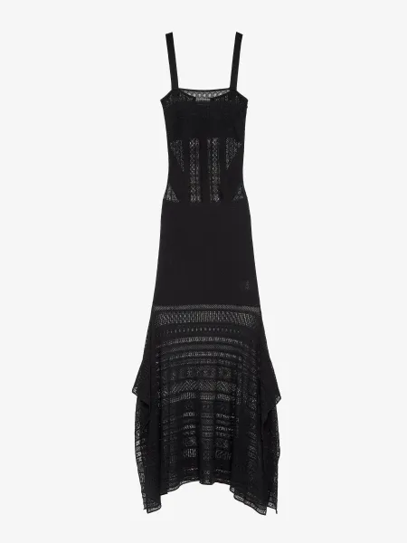 Viscose Knit Lace Dress