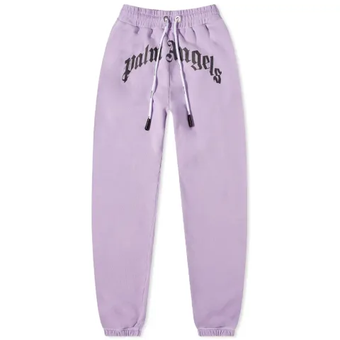 Garment Dyed Curved Logo Sweat Pant