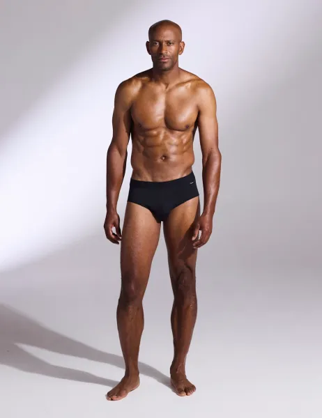 3 Pack Cotton Modal Blend Briefs Black