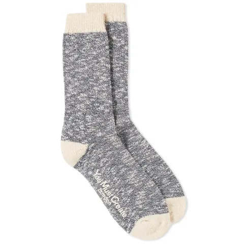 Slub Boot Sock