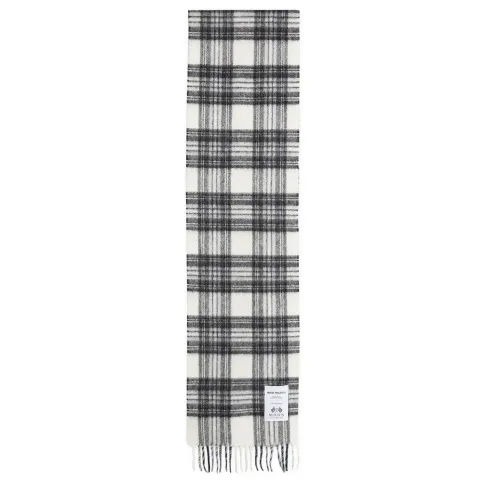 Moon Checked Lambswool Scarf