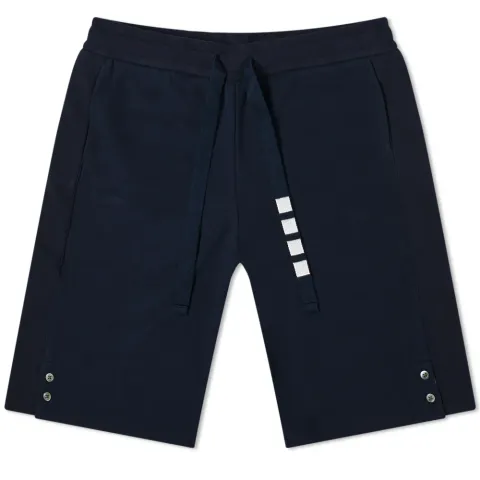 Four Bar Drawcord Sweat Shorts