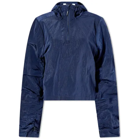 Wrinkled Nylon Pullover Jacket