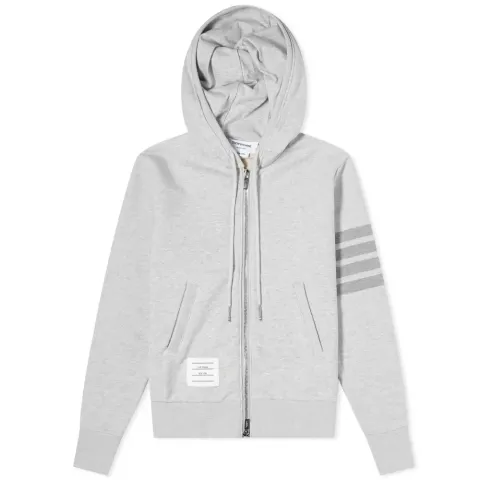 Tonal 4 Bar Zip Up Hoodie