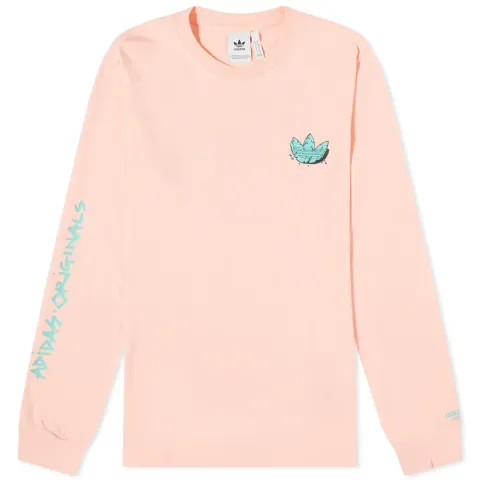Graphic Trefoil Logo Long Sleeve T-Shirt