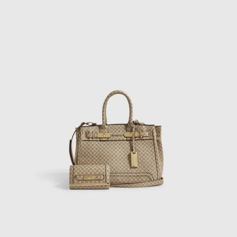River Island Monogram Lock Front Bag Bundle