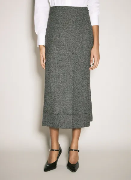 Wool Maxi Skirt