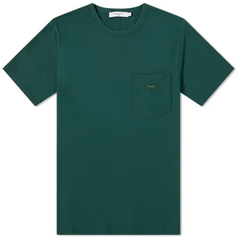 Maison Kitsuné Tonal Fox Patch Pocket Classic T-Shirt