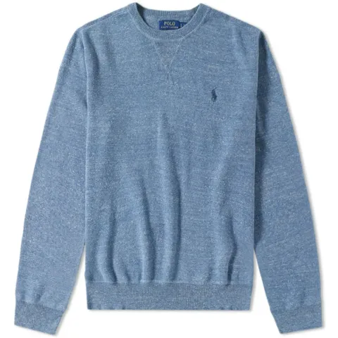 Knitted Sports Crew Neck Sweat
