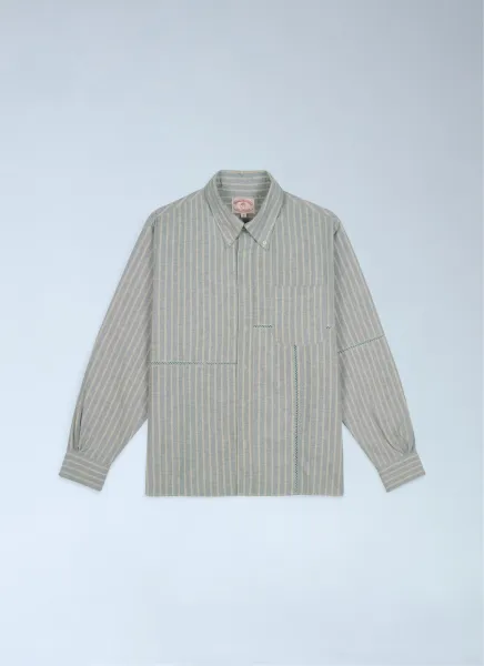 California Patchwork Oxford Shirt