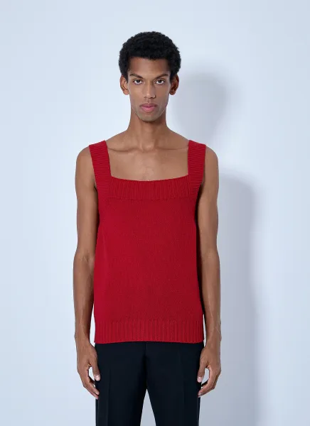 Prada Shetland Wool Tank Top