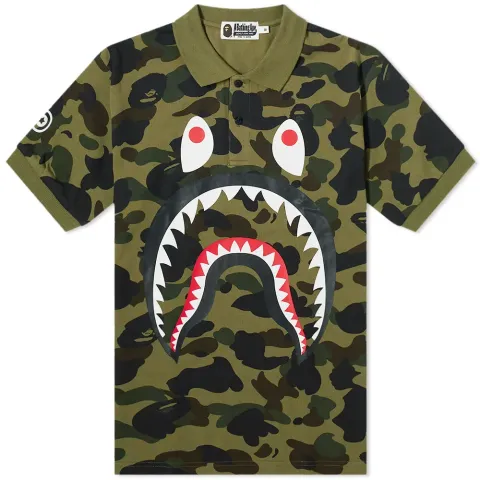 1st Camo Shark Polo