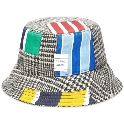 Mixed Panel Bucket Hat