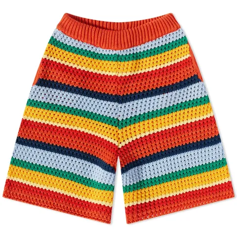 X No Vacancy Inn Crochet Shorts