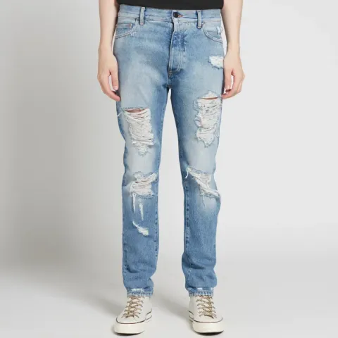 Regular Fit Ripped Jean