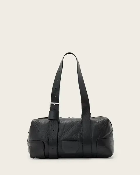 Ares Grain Leather Shoulder Bag