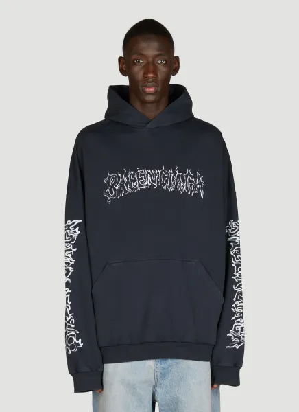 Darkwave Large Fit Hooded Sweatshirt