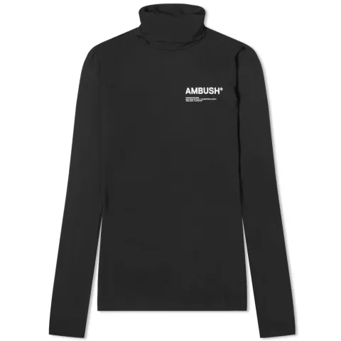 Front Logo High Neck Top
