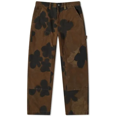 Floral Dye Work Pant
