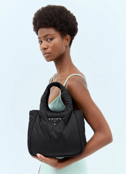 Small Padded Re-Nylon Handbag