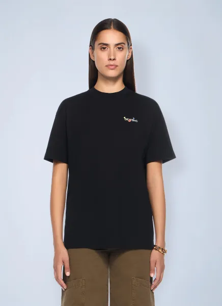 Arrow Glass Flower Regular Logo T-Shirt