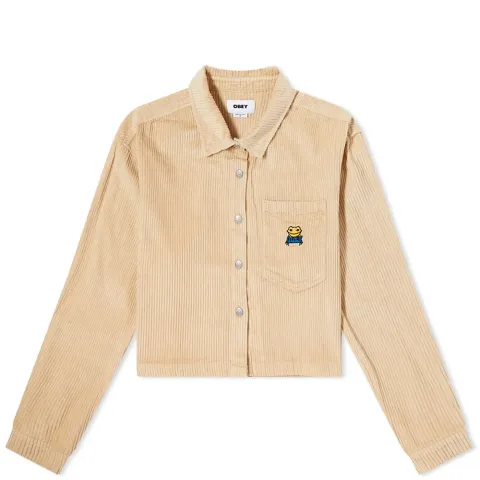 Liam Cropped Cord Shirt