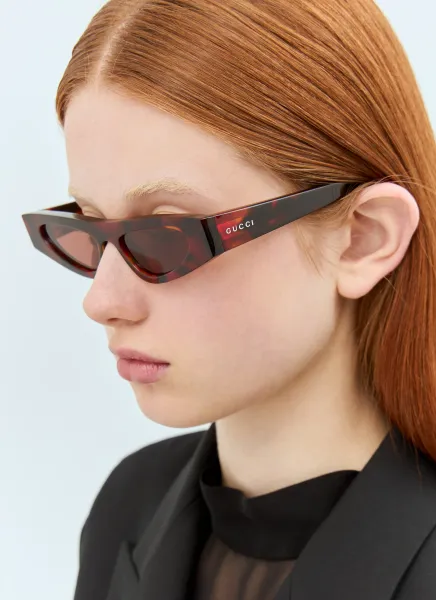 Cat-Eye Frame Sunglasses
