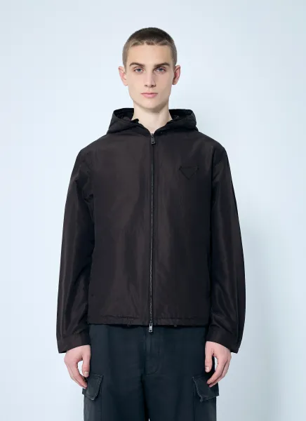 Silk Hooded Jacket