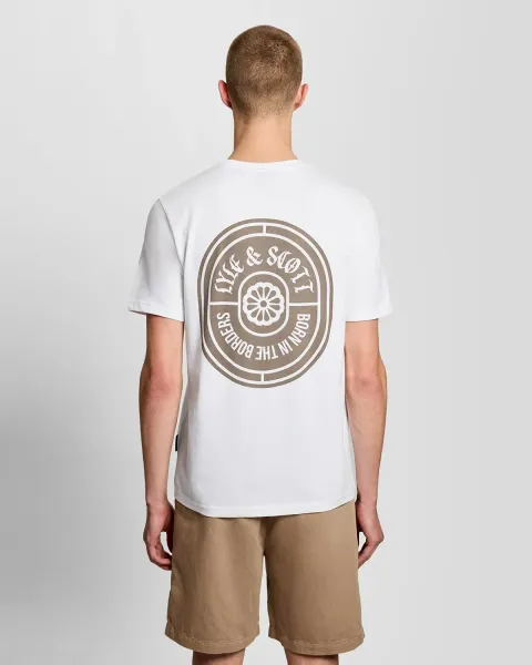 Lyle & Scott Graphic Badge Cotton T-Shirt