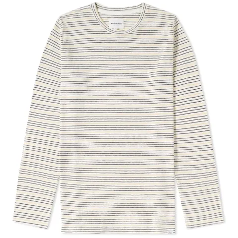 Long Sleeve James Fine Stripe Tee