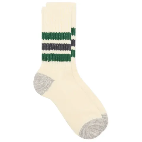 Coarse Ribbed Old School Crew Socks