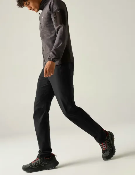 Regatta Highton II Regular Fit Trekking Trousers Black