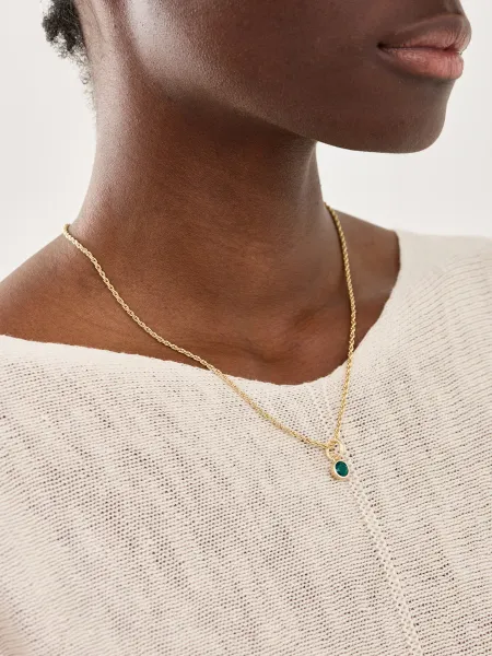 TUTTI Peridot March Birthstone Necklace
