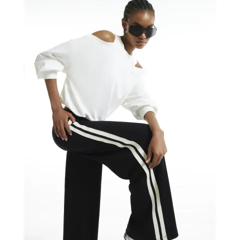 River Island Cold Shoulder Sweatshirt