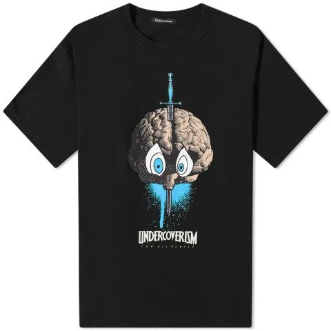 Brain Logo Print Oversized T-Shirt