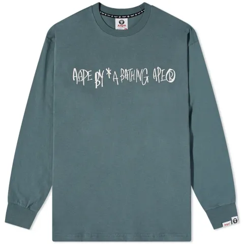 AAPE Long Sleeve Record Logo T-Shirt