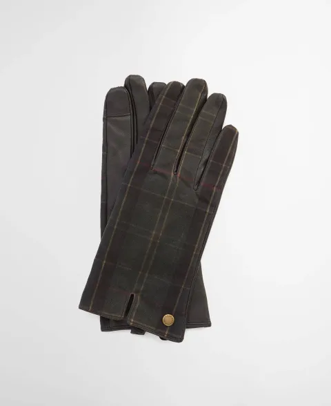 Scarlet Tartan Gloves