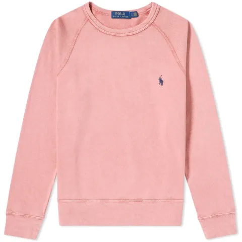 Washed French Terry Crew Sweat