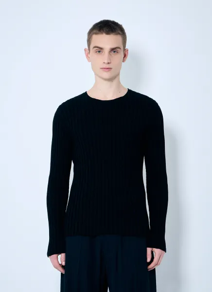 Rib Cotton Sweater
