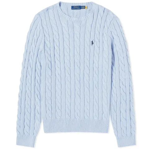 Cotton Cable Crew Jumper