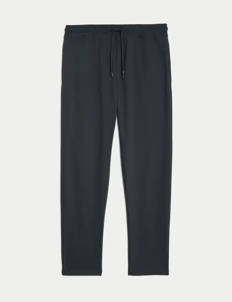 Marks & Spencer Cotton Rich Straight Leg Joggers Charcoal