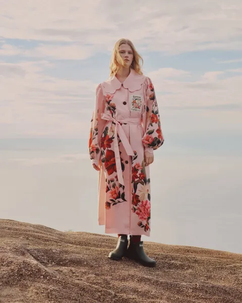 FARM Rio Bromelia Showerproof Trench Coat
