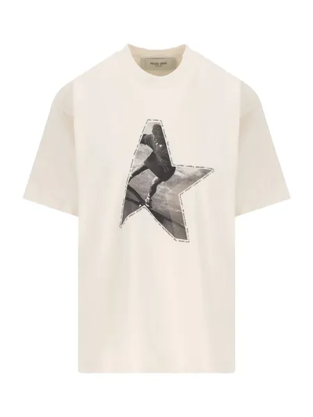 Star Graphic T-Shirt Off White