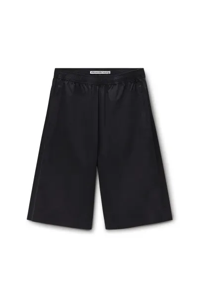 PERFORATED LOGO MID-RISE SHORT