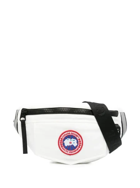 Logo Patch Belt Bag White