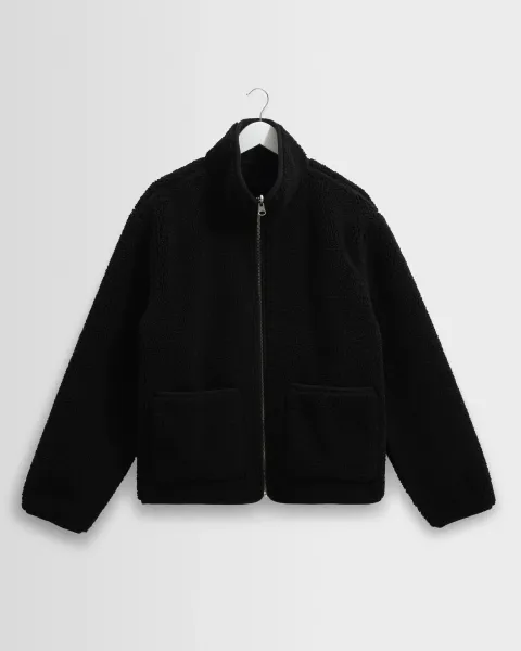 Killick - Black Reversible Corduroy Borg Jacket