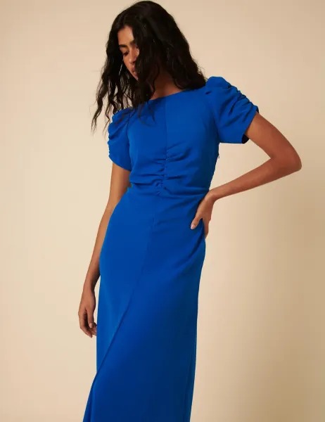 Nobody's Child Midaxi Tailored Dress Blue