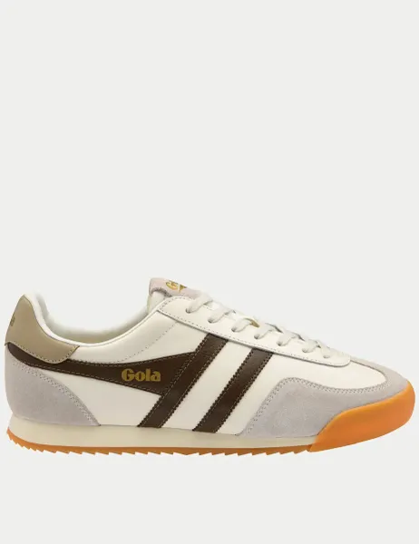 Gola Europa Leather Trainers White Mix