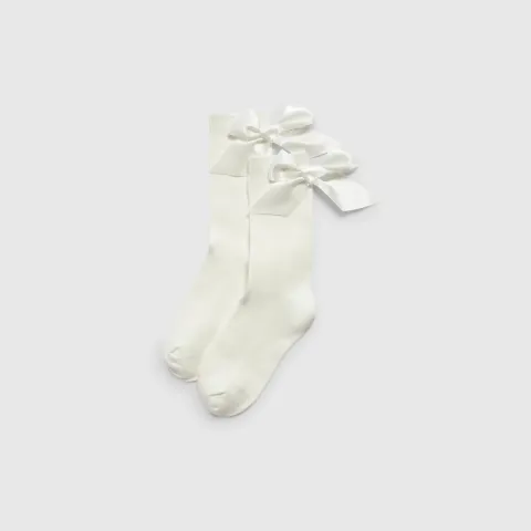 River Island White Bow Socks